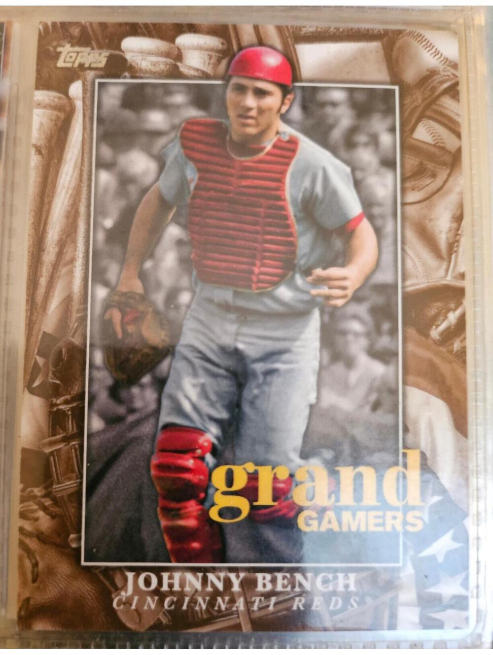 2024 Topps Series 1 Johnny Bench #GOG-18 Grand Gamers - Cincinnati Reds